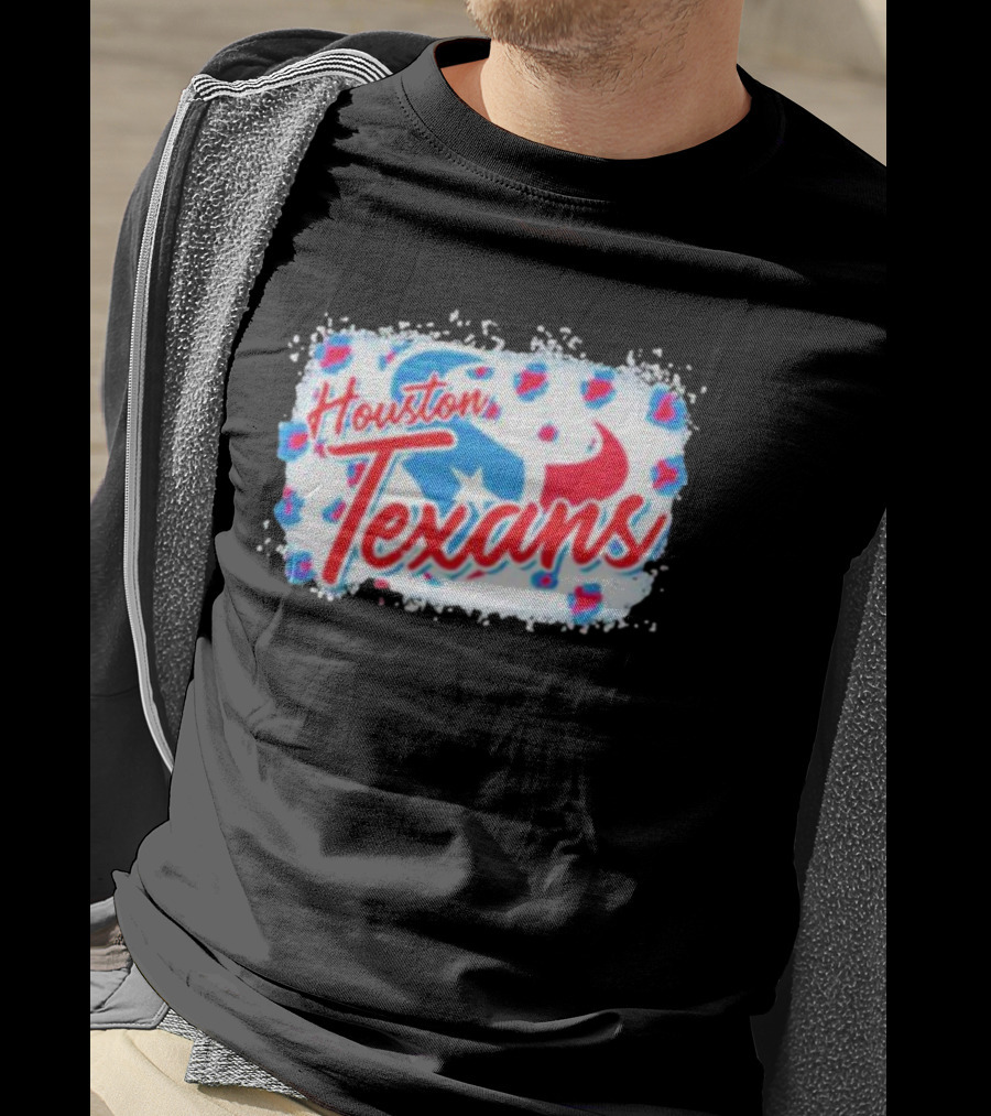 Houston Texans NFL Football Team Leopard T-Shirt
