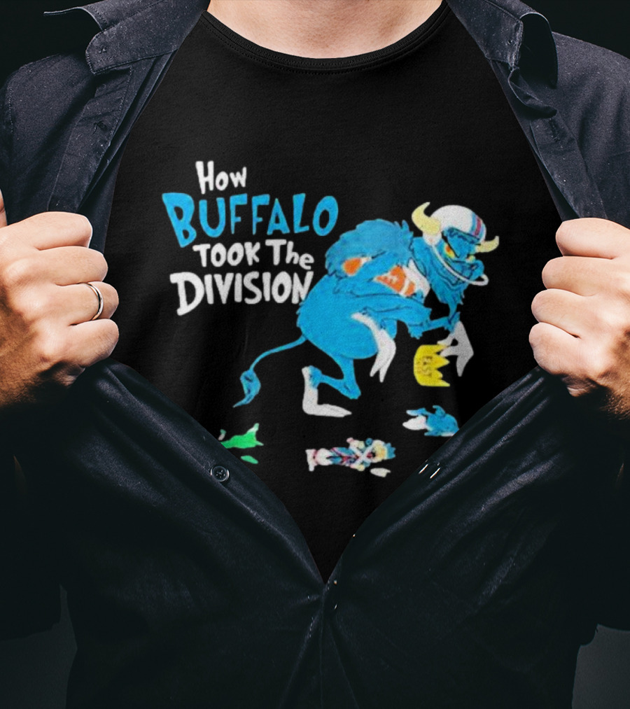 How Buffalo Took The Division Charging Blue Mascot T-Shirt