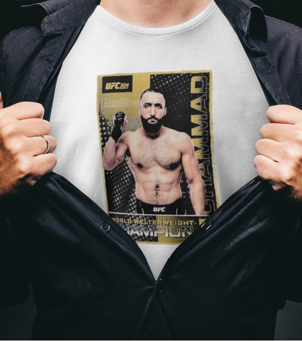 UFC 304 Belal Muhammad World Welterweight Champion And New T-Shirt