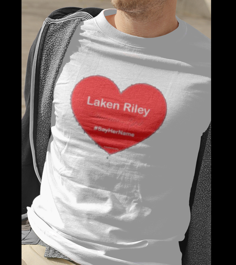 Laken Riley America's Girl #SayHerName Heart T-Shirt