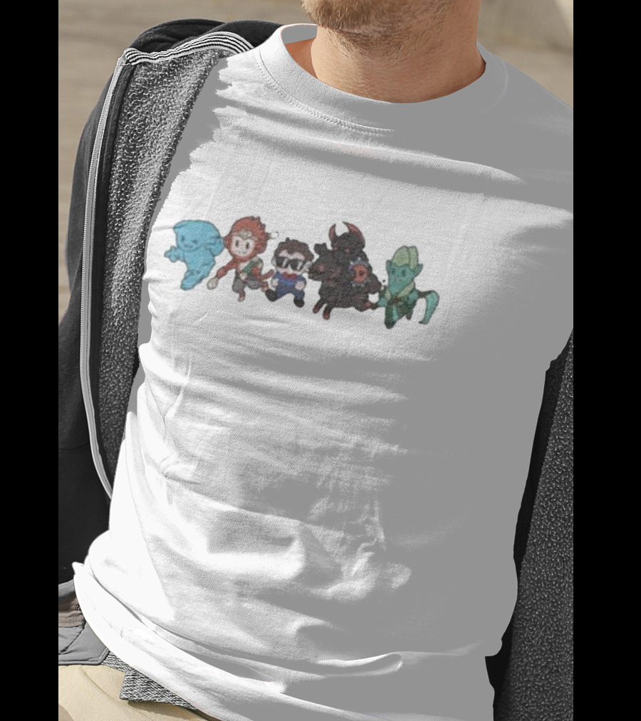 Gorgc Streamlabs Heroes Pixels Characters T-Shirt