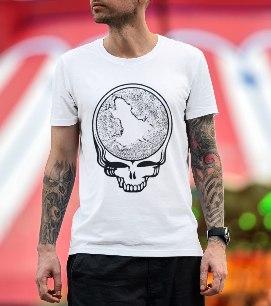 Grateful Dead X Rat Hole Steal Your Face Arctic Skull T-Shirt
