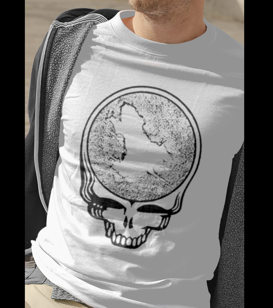Grateful Dead X Rat Hole Steal Your Face Arctic Skull T-Shirt