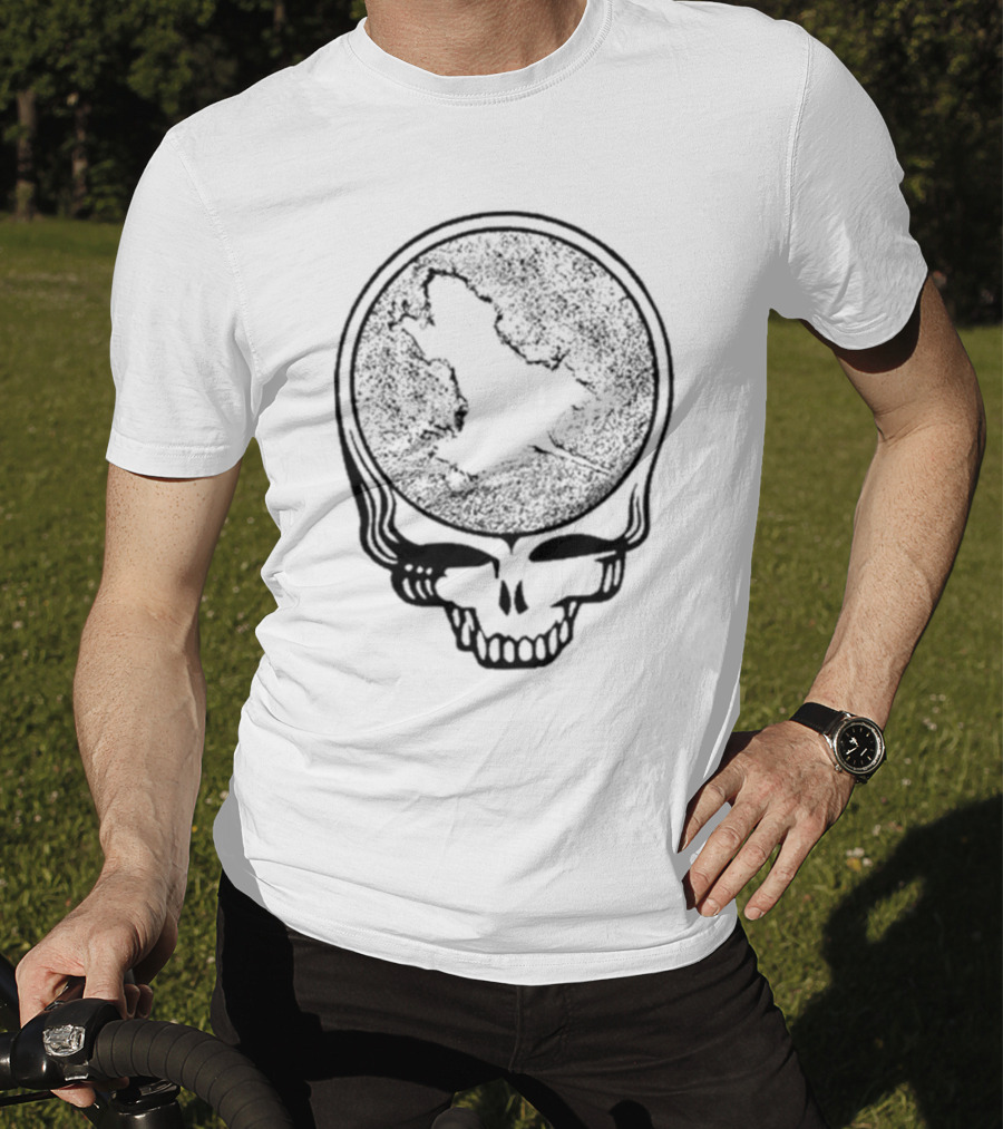 Grateful Dead X Rat Hole Steal Your Face Arctic Skull T-Shirt