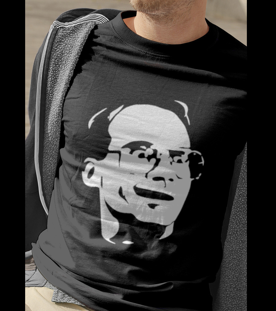 Jim Cornette Iconic Face Outline T-Shirt