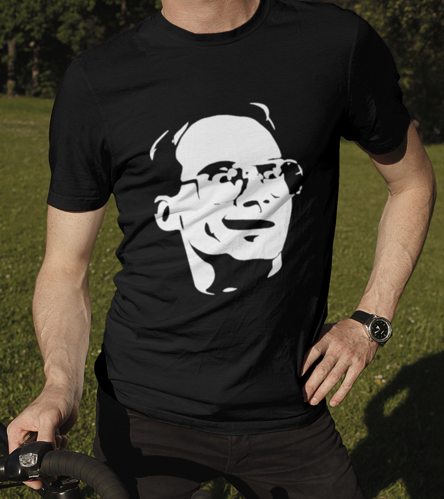 Jim Cornette Iconic Face Outline T-Shirt
