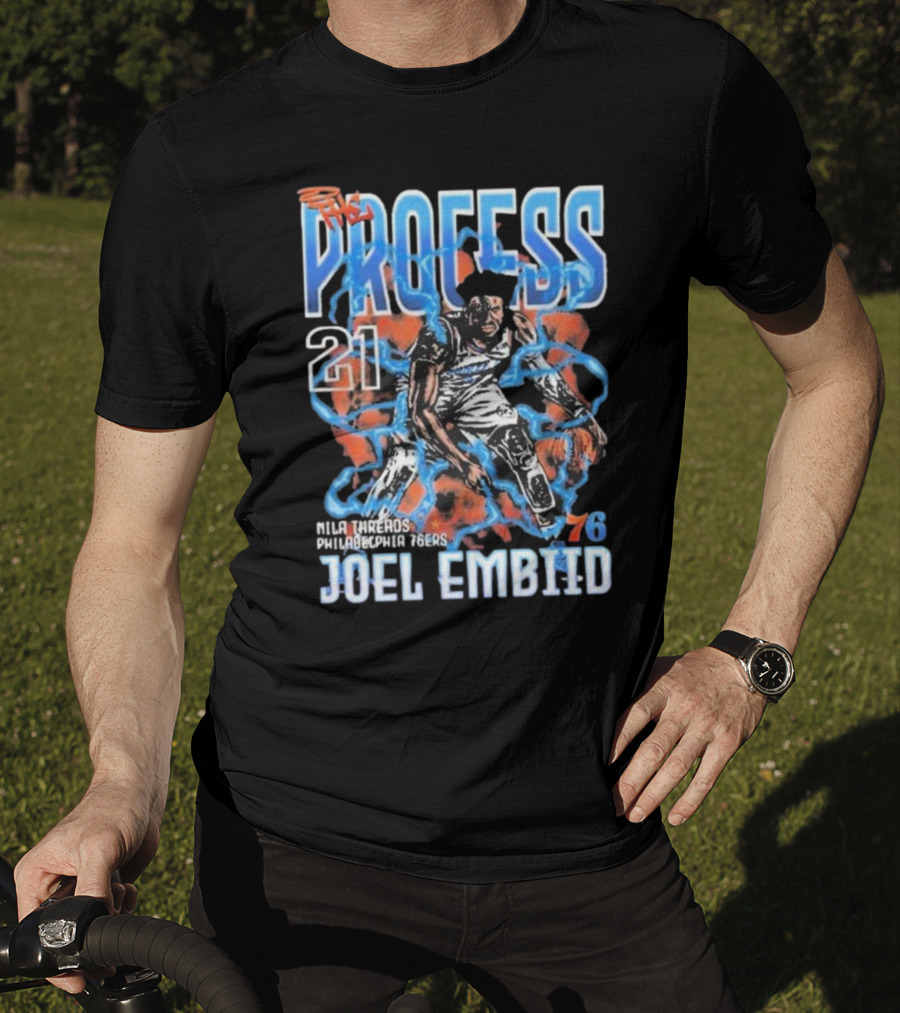 Joel Embiid The Process 21 Philadelphia 76ers NBA 76 T-Shirt