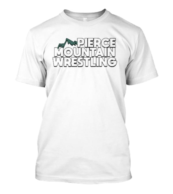 Johnny Pierce Mountain Wrestling Logo With Mountain T-Shirt