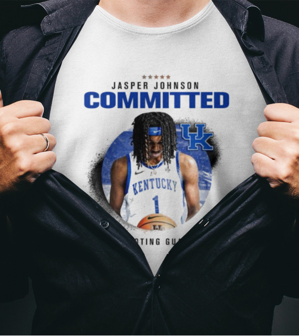 Jasper Johnson Committed Shooting Guard Kentucky Basketball T-Shirt