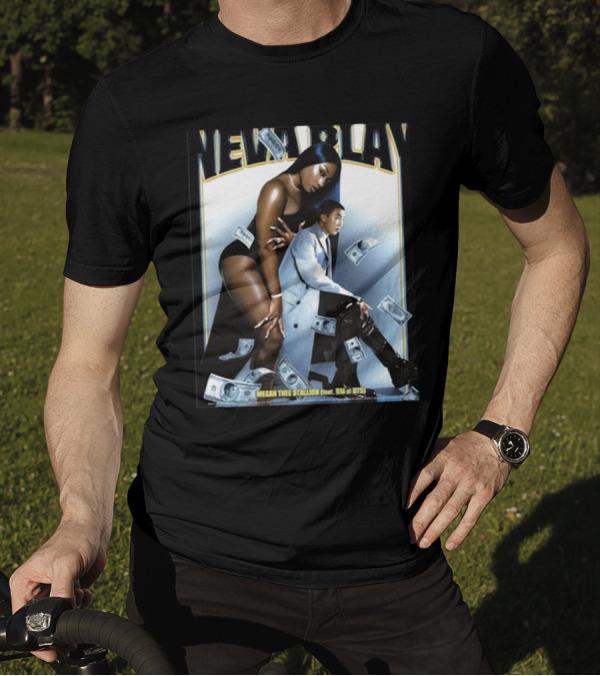 Neva Play Megan Thee Stallion Feat RM Of BTS Money Rain T-Shirt