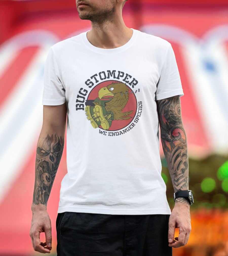 Colonial Marines Bug Stomper We Endanger Species T-Shirt