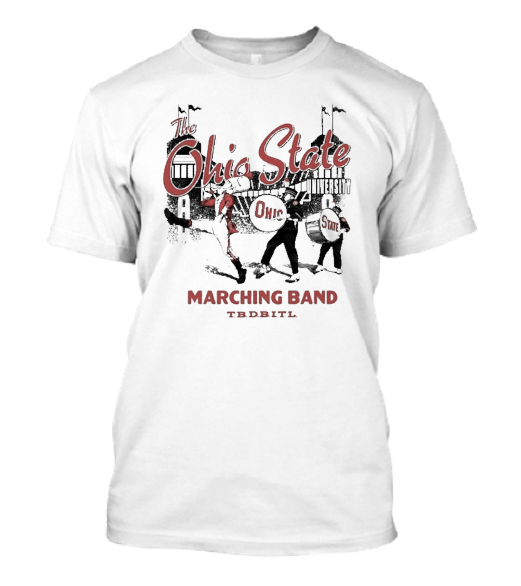 Ohio State University Marching Band TDBITL Ohio State Buckeyes Mitchell And Ness T-Shirt