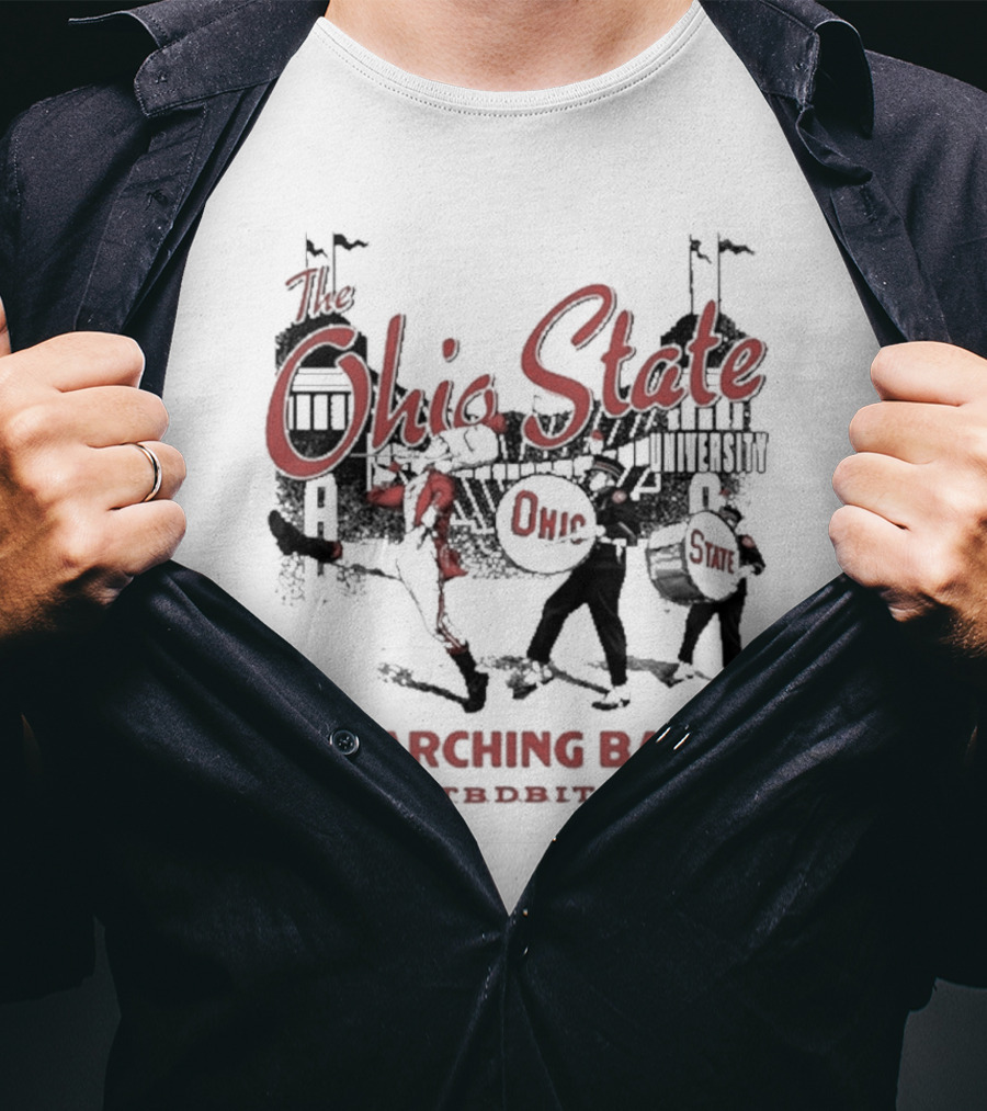 Ohio State University Marching Band TDBITL Ohio State Buckeyes Mitchell And Ness T-Shirt