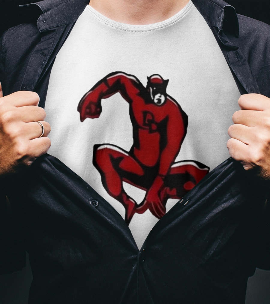Charlie Cox Daredevil Red Suit Classic Marvel Hero T-Shirt