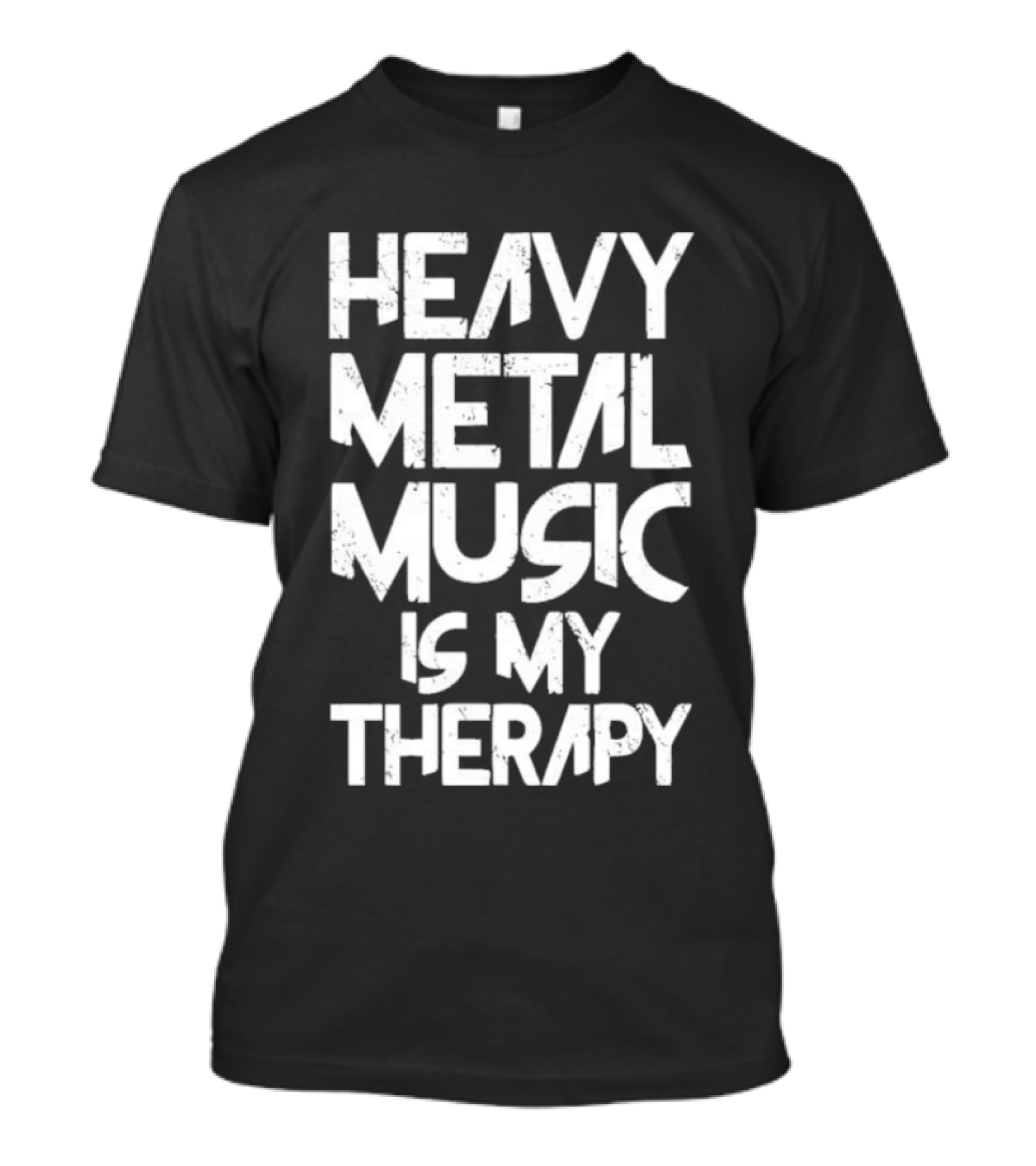 Heavy Metal Music Is My Therapy Festival Rock Cool T-Shirt