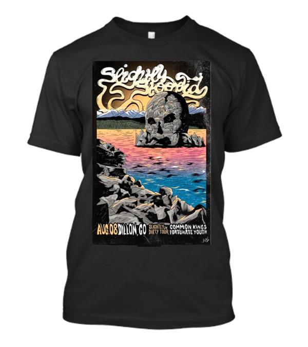 Slightly Stoopid Aug 08 2024 Dillon CO Common Kings Dirty Tour Fortunate Youth T-Shirt