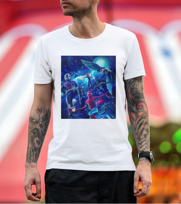 Premium T-Shirt: Avengers 5 Filming to Begin in 2025 with Spider-Man and Marvel Superheroes T-Shirt Avengers 5 Filming to Begin in 2025 with Spider-Man and Marvel Superheroes T-Shirt