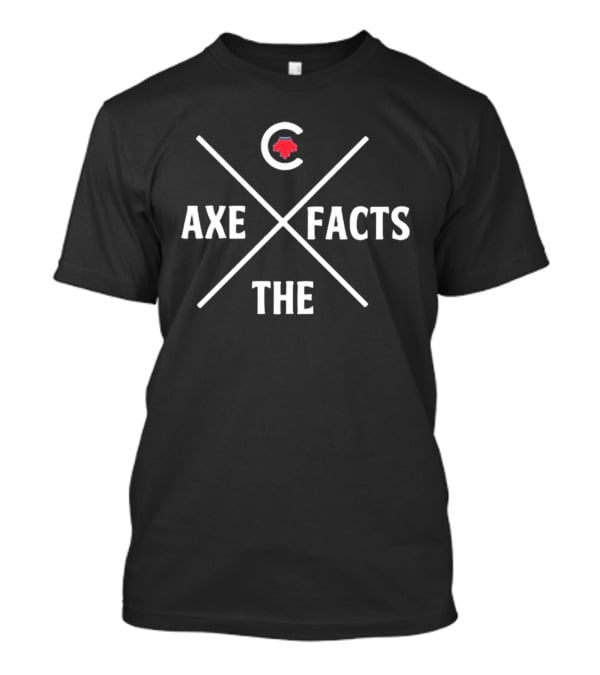 Axe The Facts Pierre Poilievre Parody C Logo Canadian Maple Leaf T-Shirt