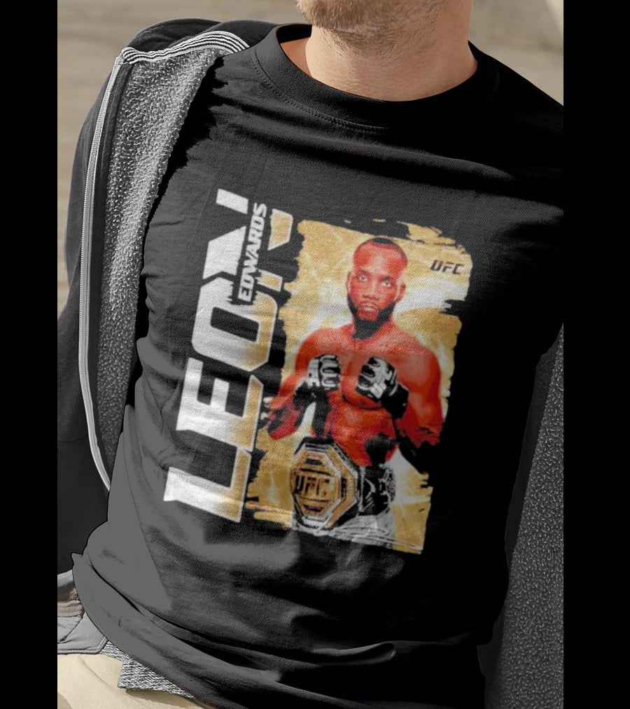 LEON EDWARDS UFC Champion Pose T-Shirt
