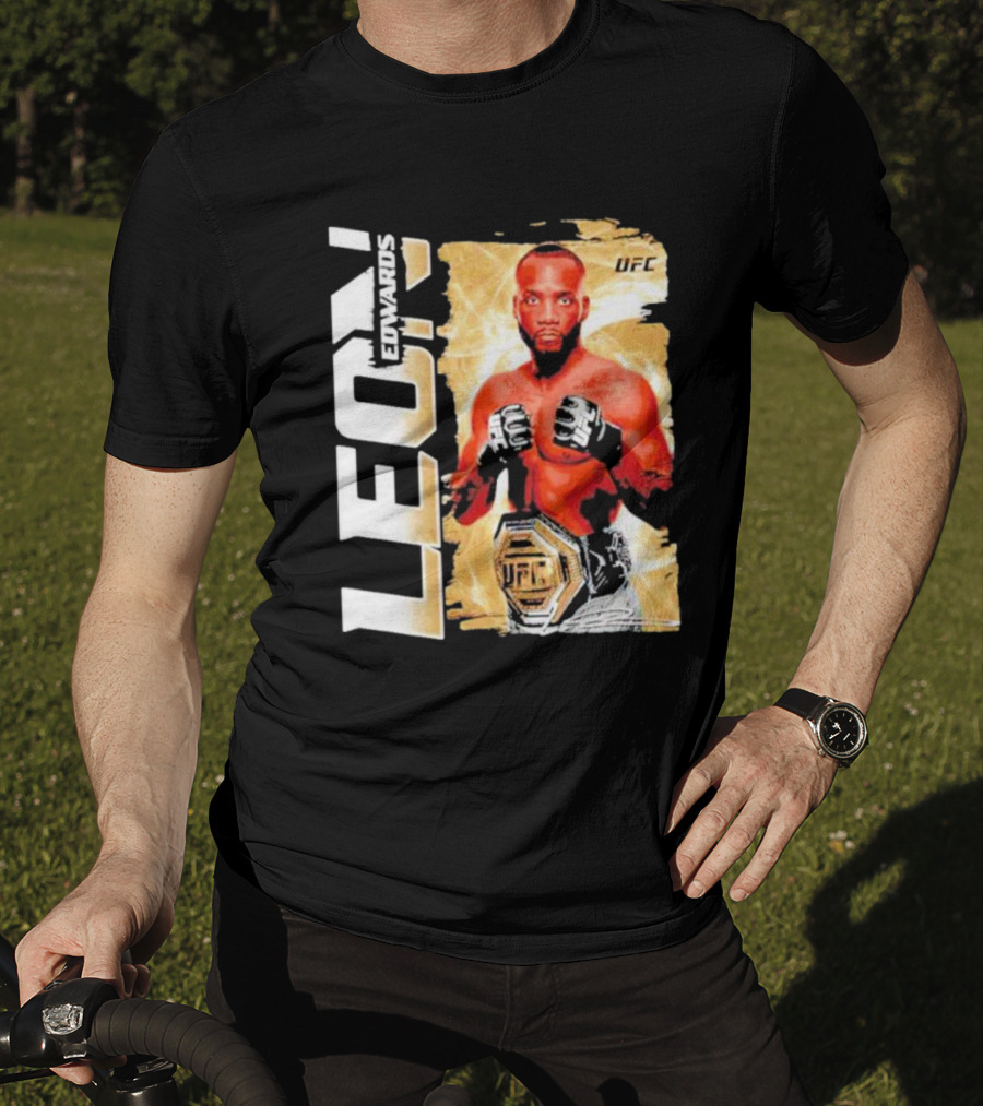 LEON EDWARDS UFC Champion Pose T-Shirt