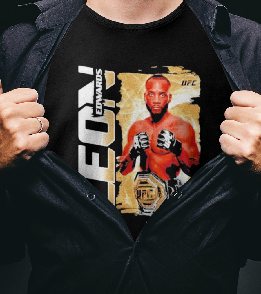 LEON EDWARDS UFC Champion Pose T-Shirt
