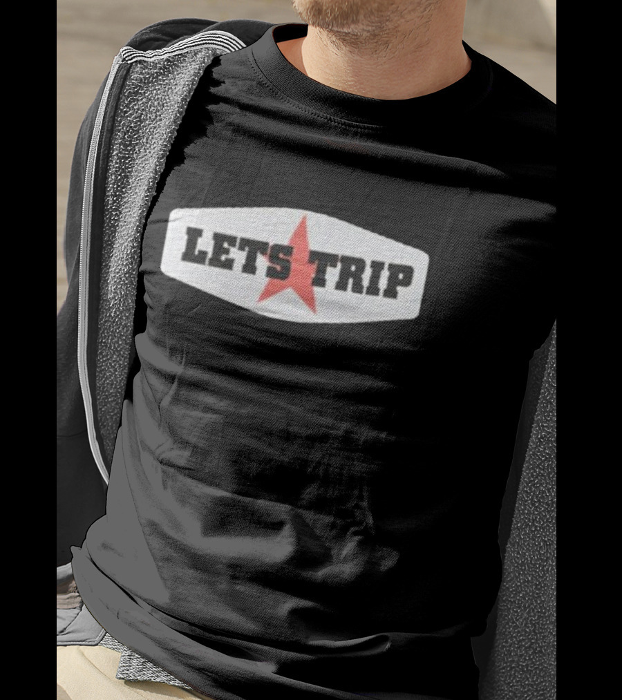 LETS TRIP Red Star T-Shirt