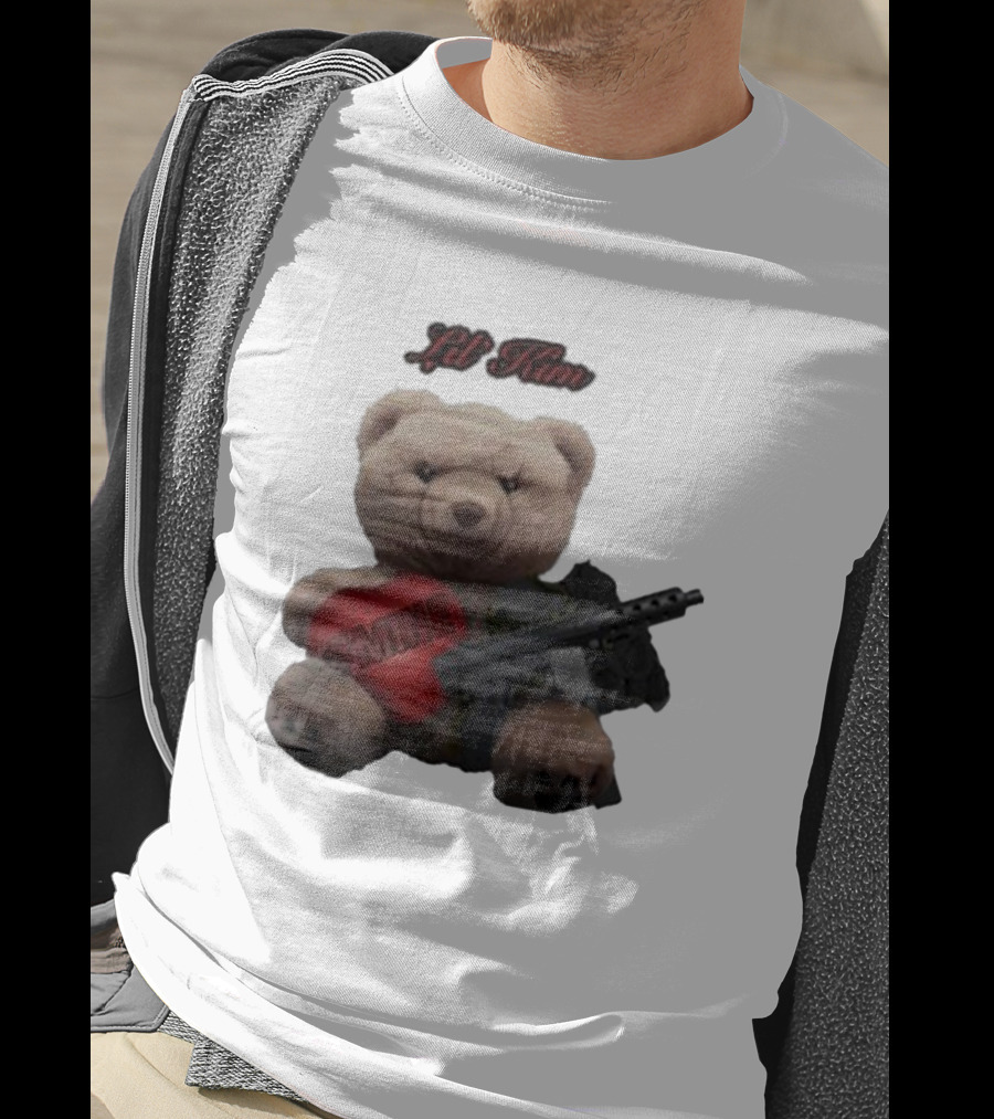 Lil Kim #Mine Teddy Bear With Gun T-Shirt