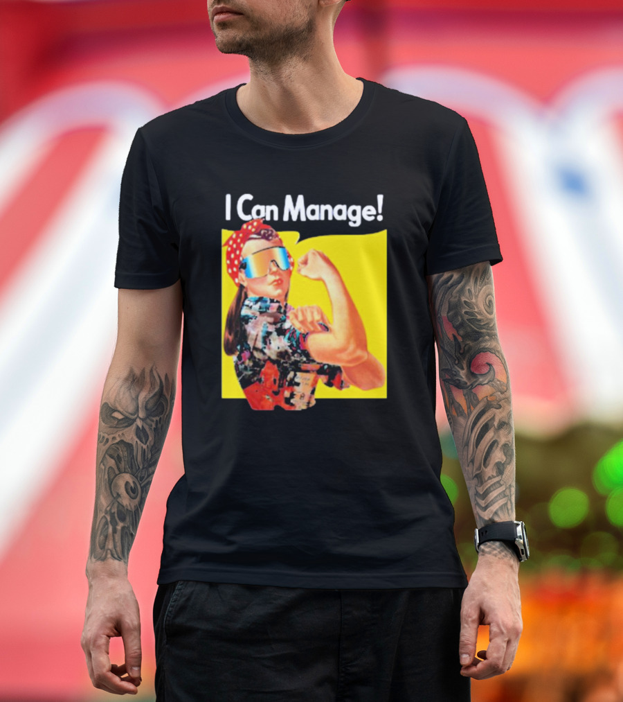 Local Dude Real Logan Ross I Can Manage Retro Iconic Concept T-Shirt