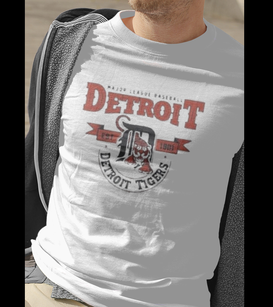 Major League Baseball Detroit Tigers Est 1901 T-Shirt