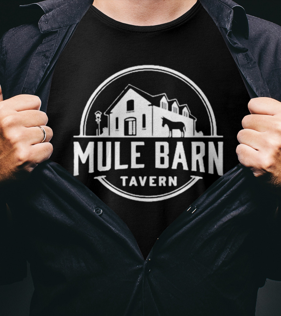 Mule Barn Tavern House And Mule T-Shirt