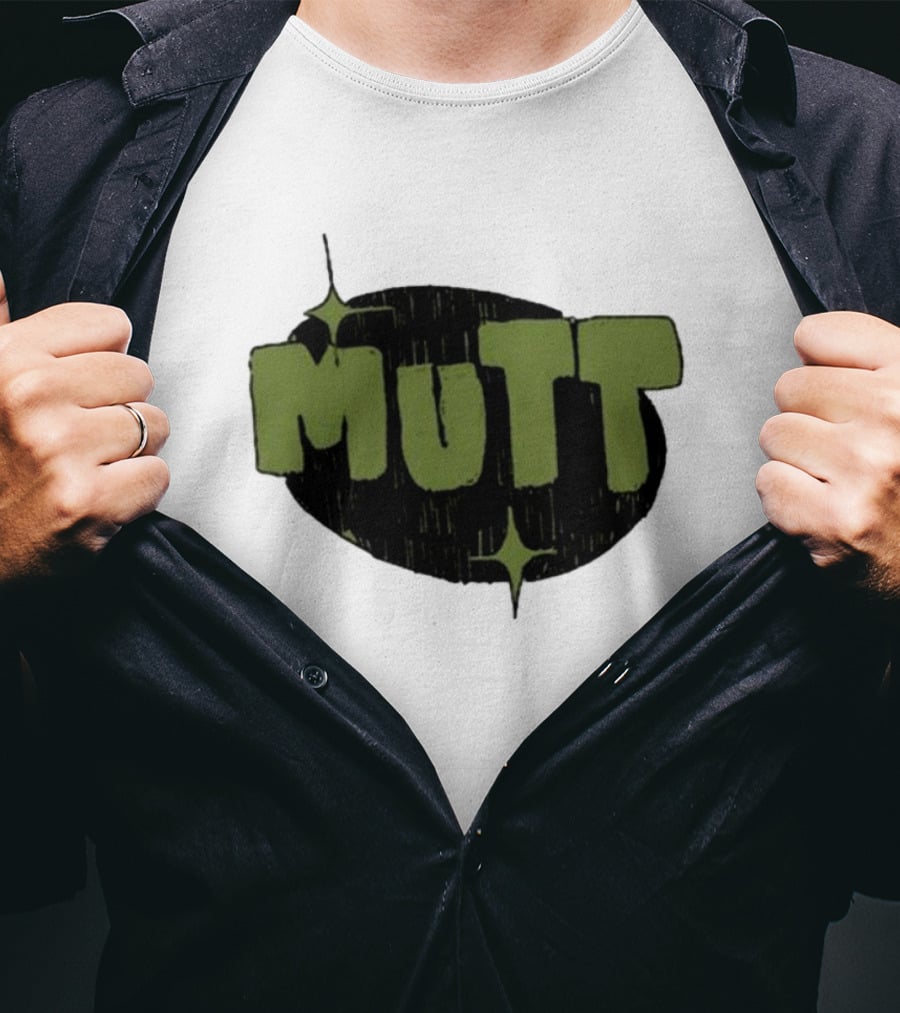 Mutt Bigsquidman Chunky Text Aesthetic T-Shirt