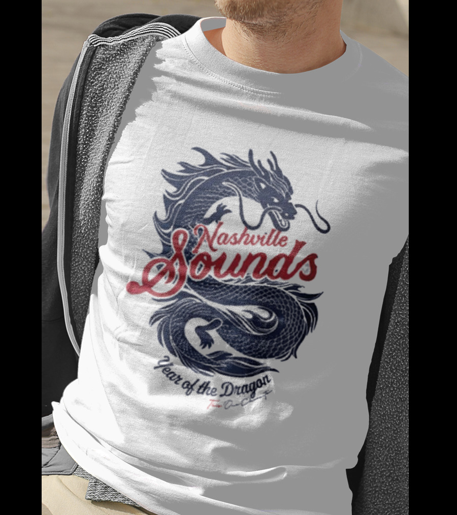 Nashville Sounds Year Of The Dragon Tom Bancroft T-Shirt