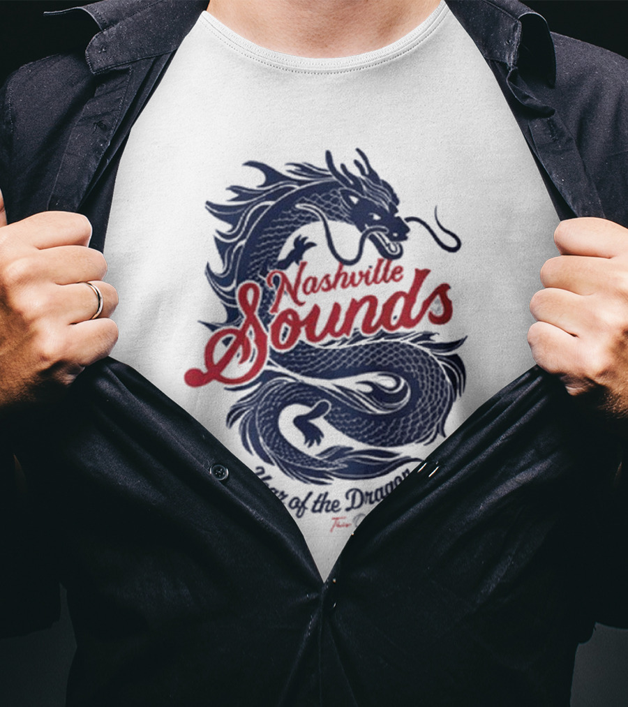 Nashville Sounds Year Of The Dragon Tom Bancroft T-Shirt