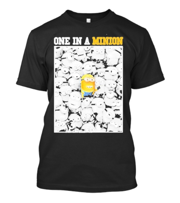One In A Minion Nicholas J Fuentes Yellow Character Crowd T-Shirt
