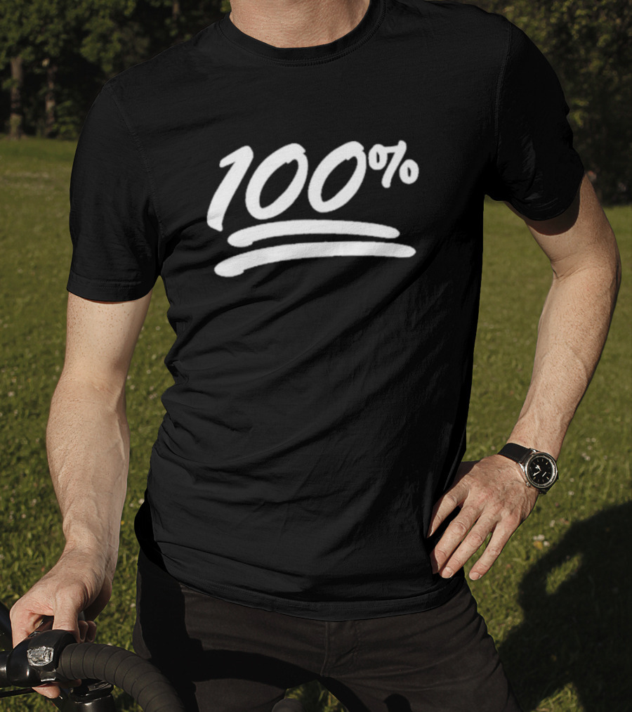 Not The Bee 100% Emoji Black T-Shirt