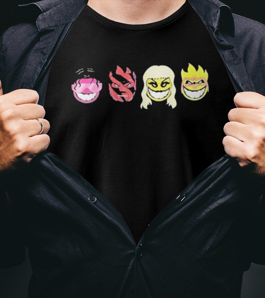 Offtherope Noon EST Grinning Icon Faces T-Shirt