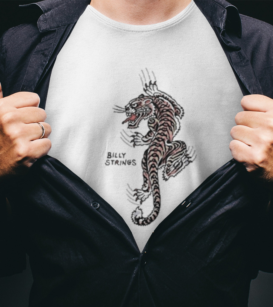 Billy Strings Old Gold Tiger Winter T-Shirt