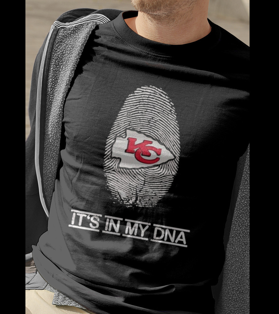 Kansas City Chiefs Fingerprint It's In My DNA T-Shirt