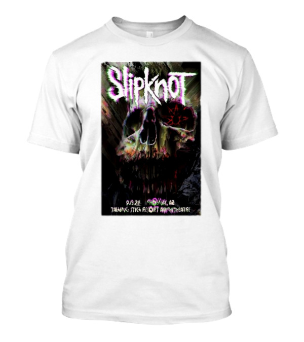 Slipknot Phoenix AZ Sept 15 2024 Talking Stick Resort Amphitheatre T-Shirt