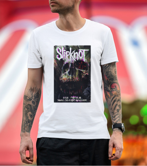 Premium T-Shirt: Slipknot Phoenix AZ Sept 15 2024 Talking Stick Resort Amphitheatre T-Shirt Slipknot Phoenix AZ Sept 15 2024 Talking Stick Resort Amphitheatre T-Shirt