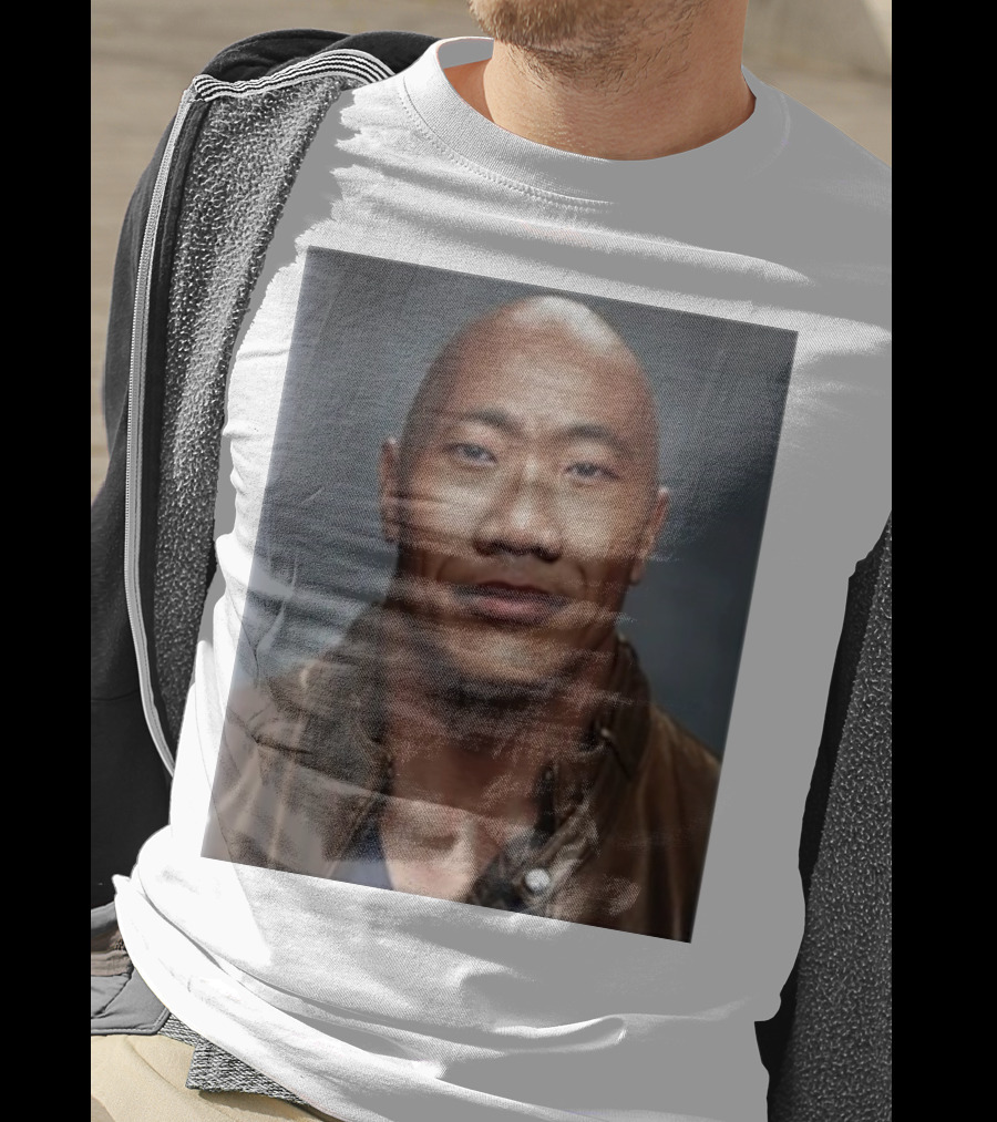 Dwayne The Wok Johnson Meme Face Mashup T-Shirt