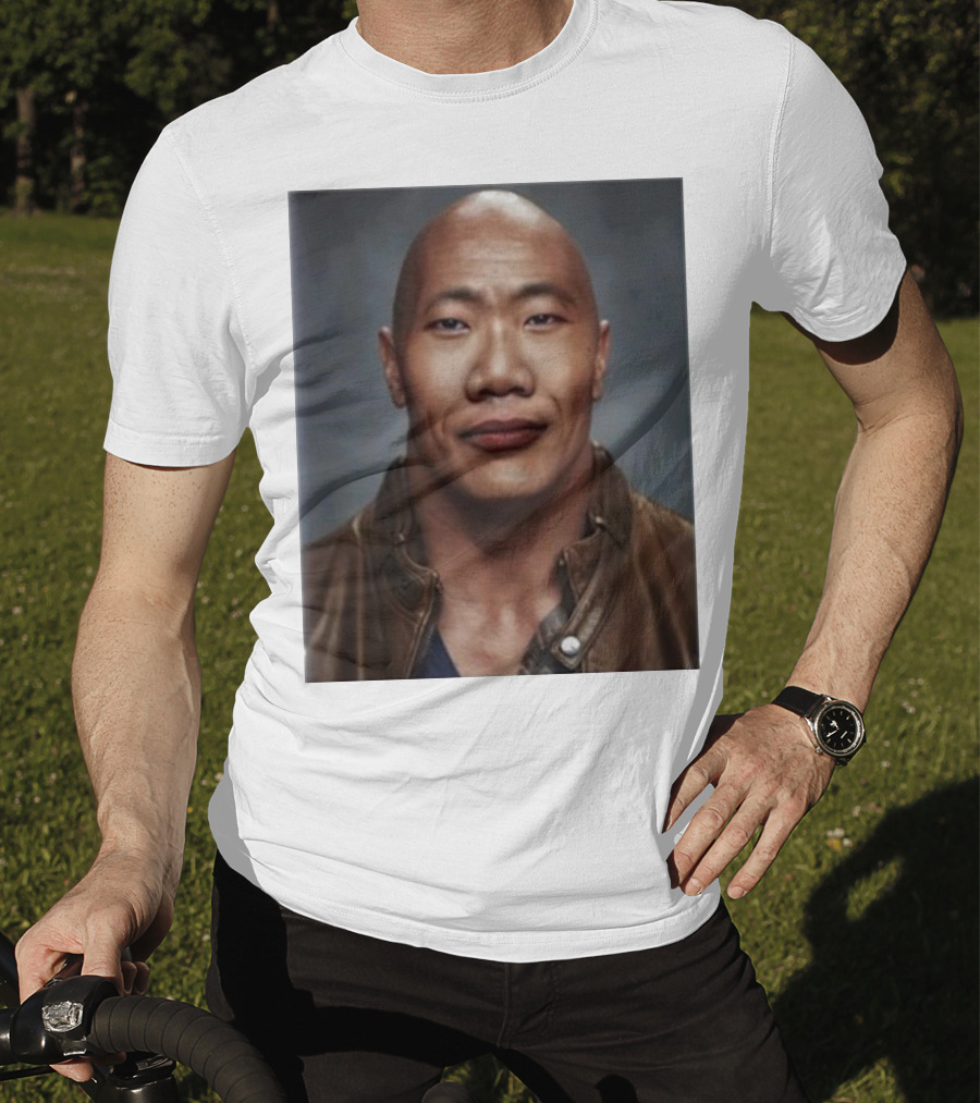 Dwayne The Wok Johnson Meme Face Mashup T-Shirt