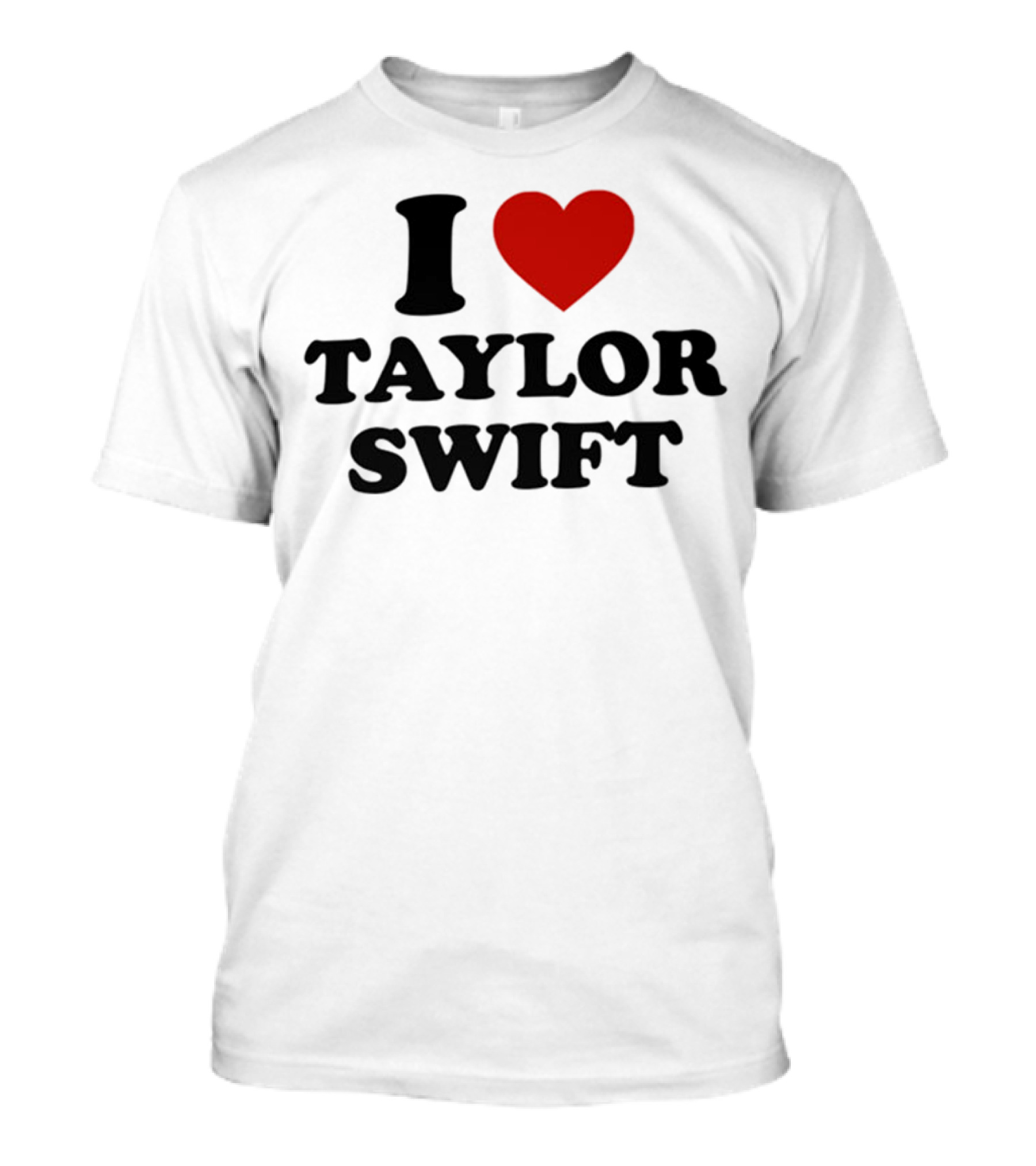 I Love Taylor Swift Red Heart Pin T-Shirt