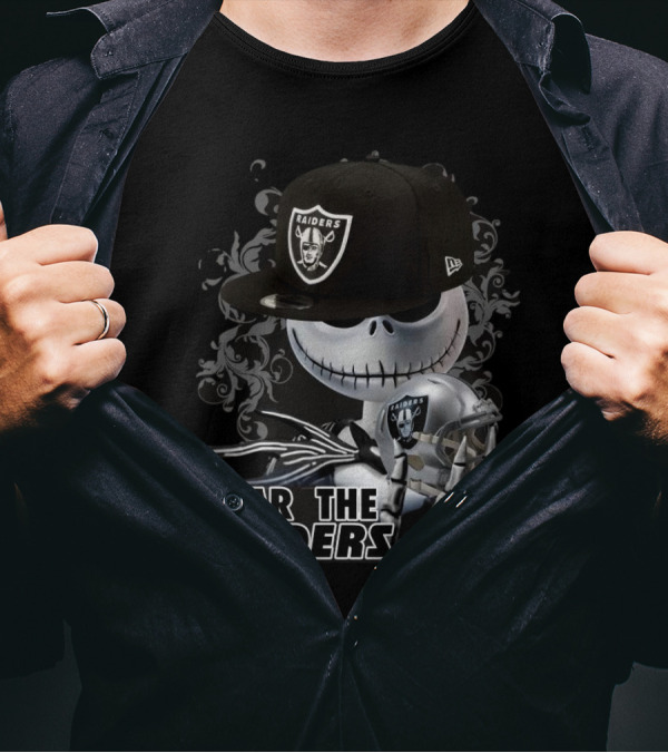 Las Vegas Raiders Jack Skellington Fear The Raiders Halloween T-Shirt