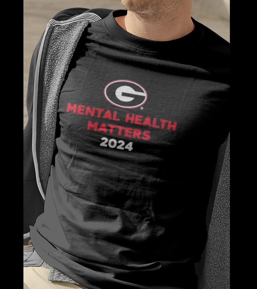Georgia Bulldogs Mental Health Matters T-Shirt