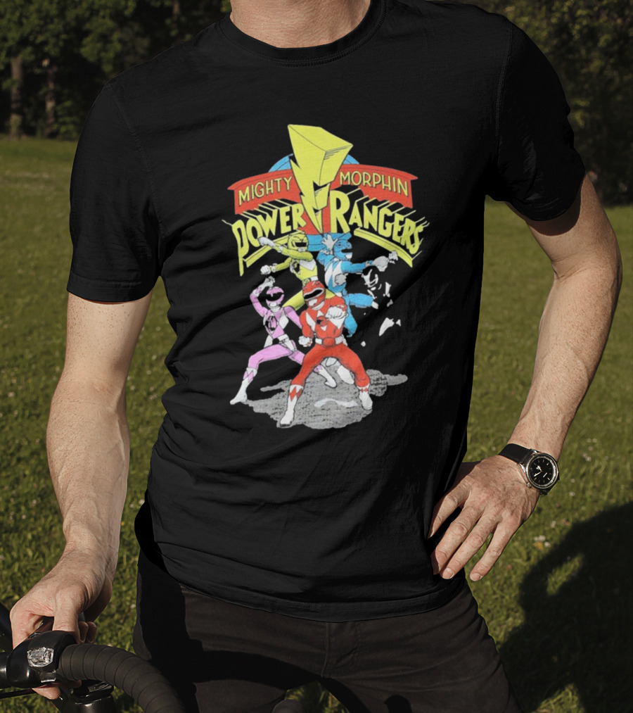 Mighty Morphin Power Rangers Classic Team T-Shirt