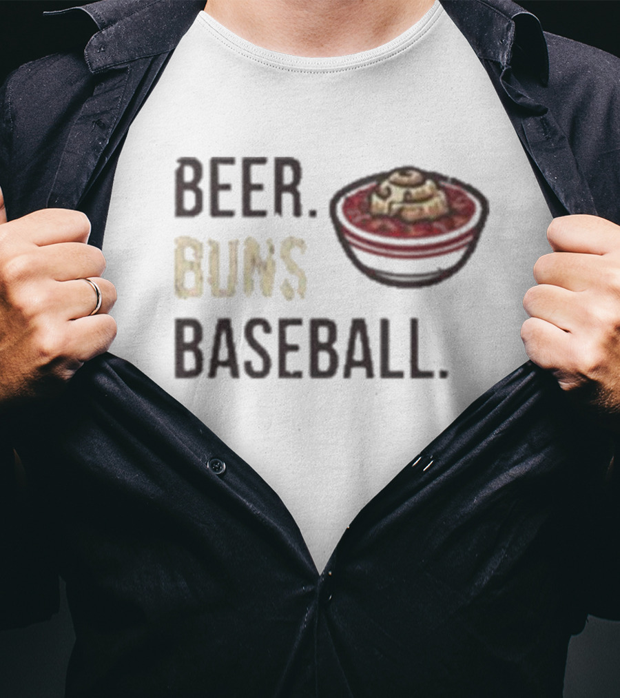 Minnesota Twins Beer Buns Baseball Fan T-Shirt