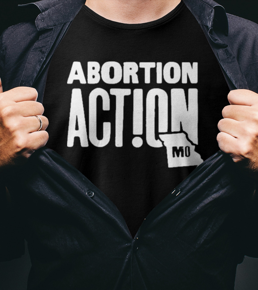 Missouri Abortion Action MO Icon Bold Protest T-Shirt