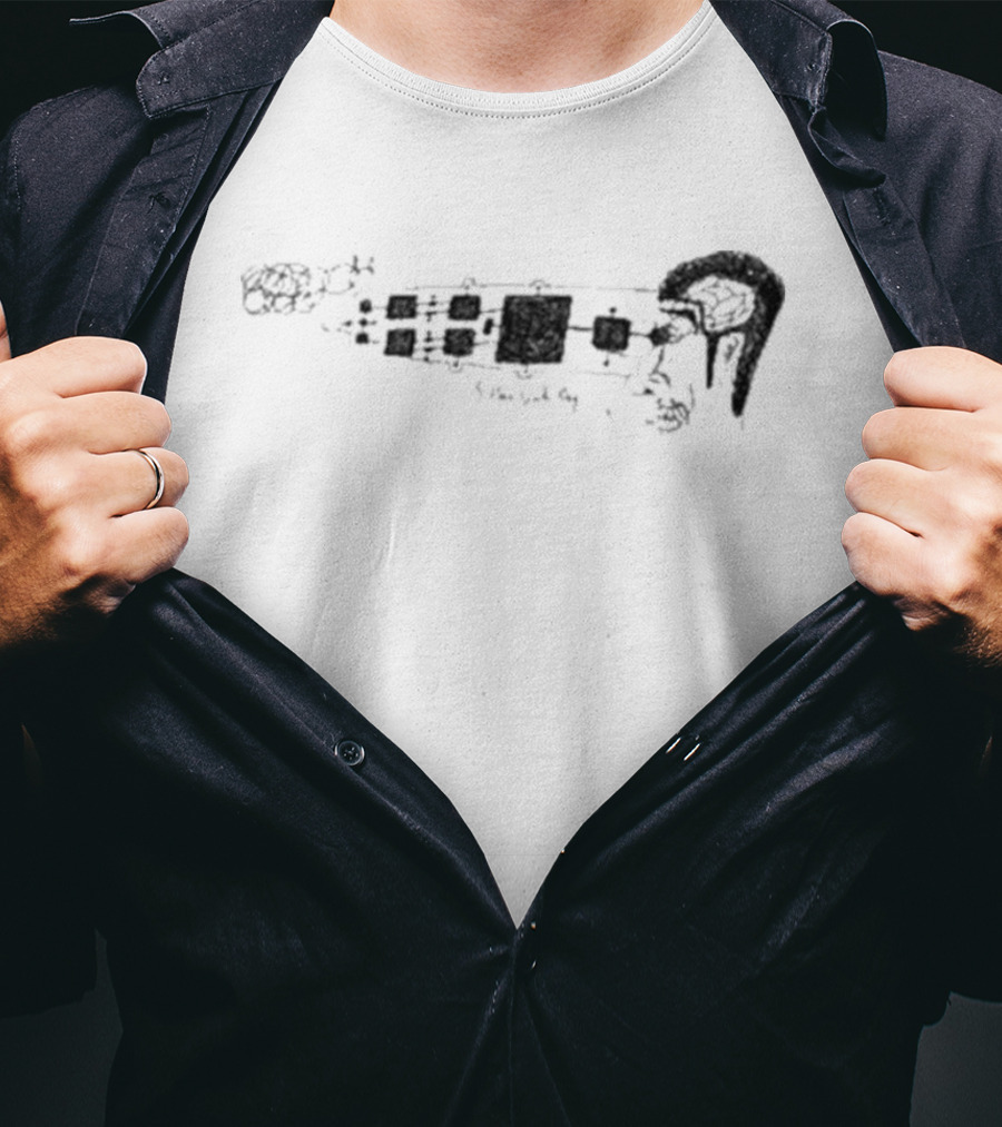 Morgaan 9 Hour Work Day Abstract Clock Face T-Shirt