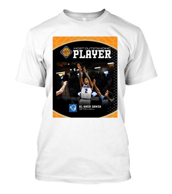 Most Outstanding Player Al-Amir Dawes Seton Hall NIT Basketball Photo T-Shirt